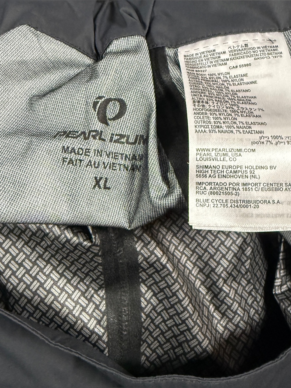 Pearl Izumi Monsoon WxB Cycling Rain Pants Mens XL Gray Waterproof 11131828 - Picture 16 of 16